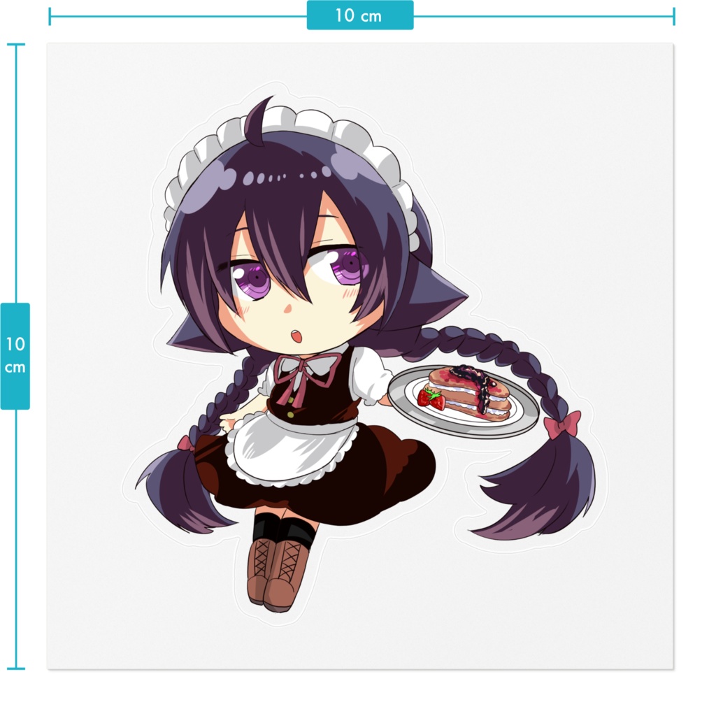 コイヌメイドステッカー