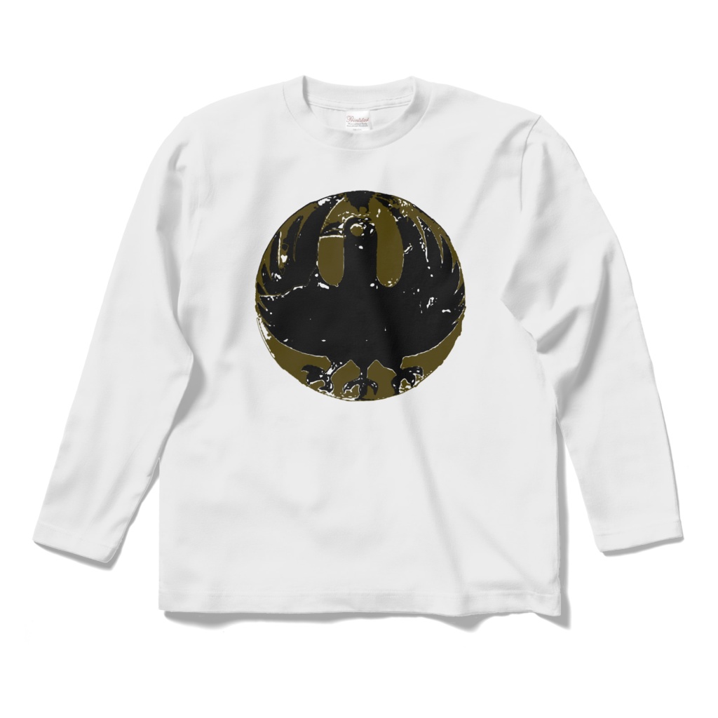 八咫烏ロングスリーブTシャツ／front print
