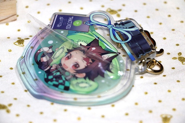 【部分値下げ】鬼滅の刃 丸瓶の中のネコシリーズ同人アクキー(台湾版)