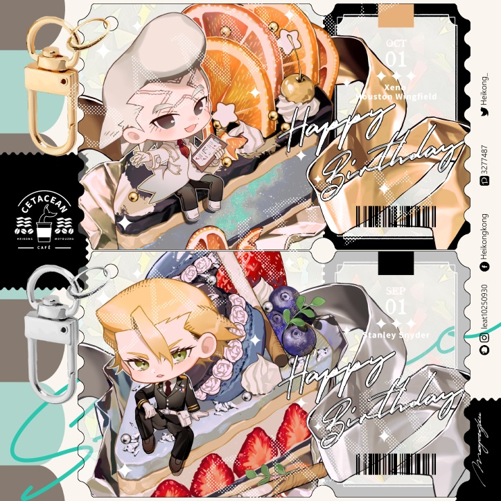 スタゼノデザートアクキー【再販】
