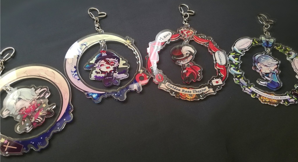 エクソシストを堕とせない ジャンプラ365 アクリルキーホルダー　イムリ ジャンプラ365アクリルキーホルダー エクソシストを堕とせない