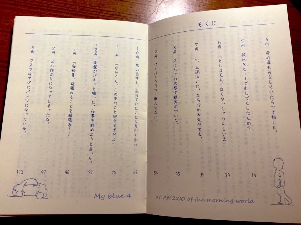 ぼくのあお4朝型世界の午前二時