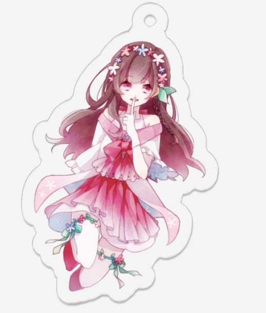 ペタムアクリルキーホルダ