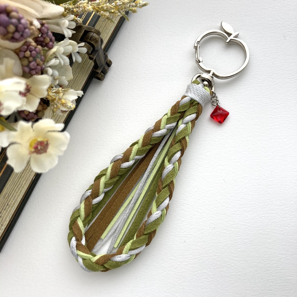 魔トカゲ ビル&夢を盗む行者(りんごアレンジver) イメージキーホルダー