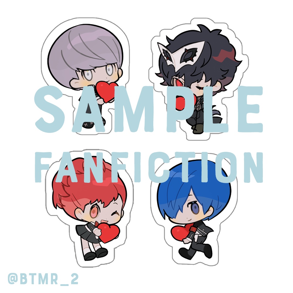 【バレンタインステッカー】ワイルド4人組