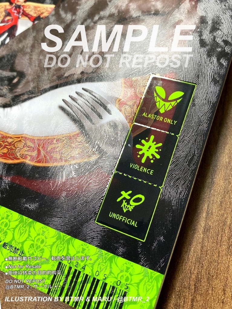 【HZBN】THE RADIO DAY MOMENT / Alastor Illustration book.