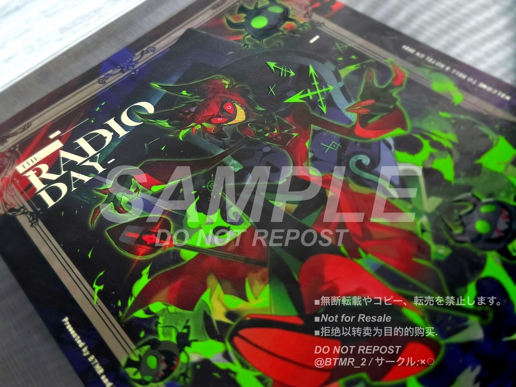 【HZBN】THE RADIO DAY MOMENT / Alastor Illustration book.