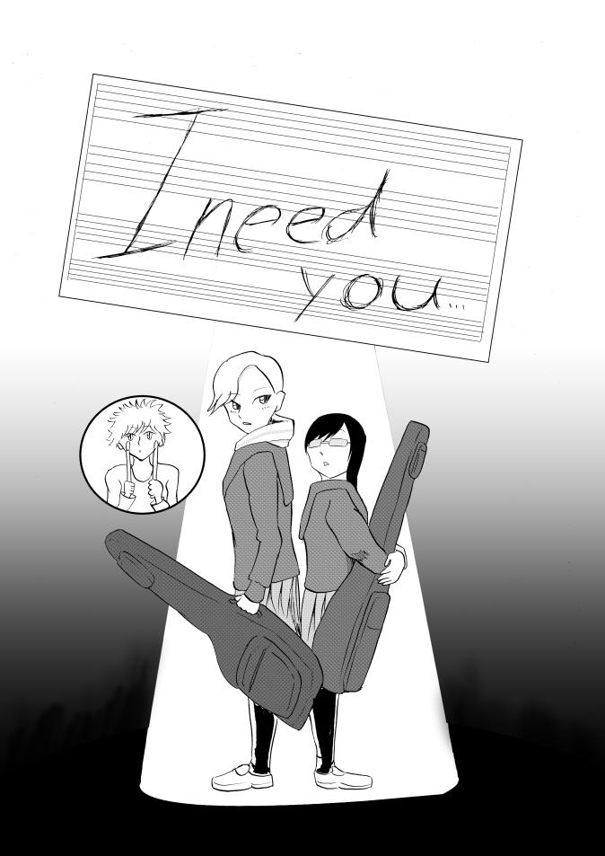 バンド漫画 I Need You 鋭意制作中 朝日奈玄 Booth