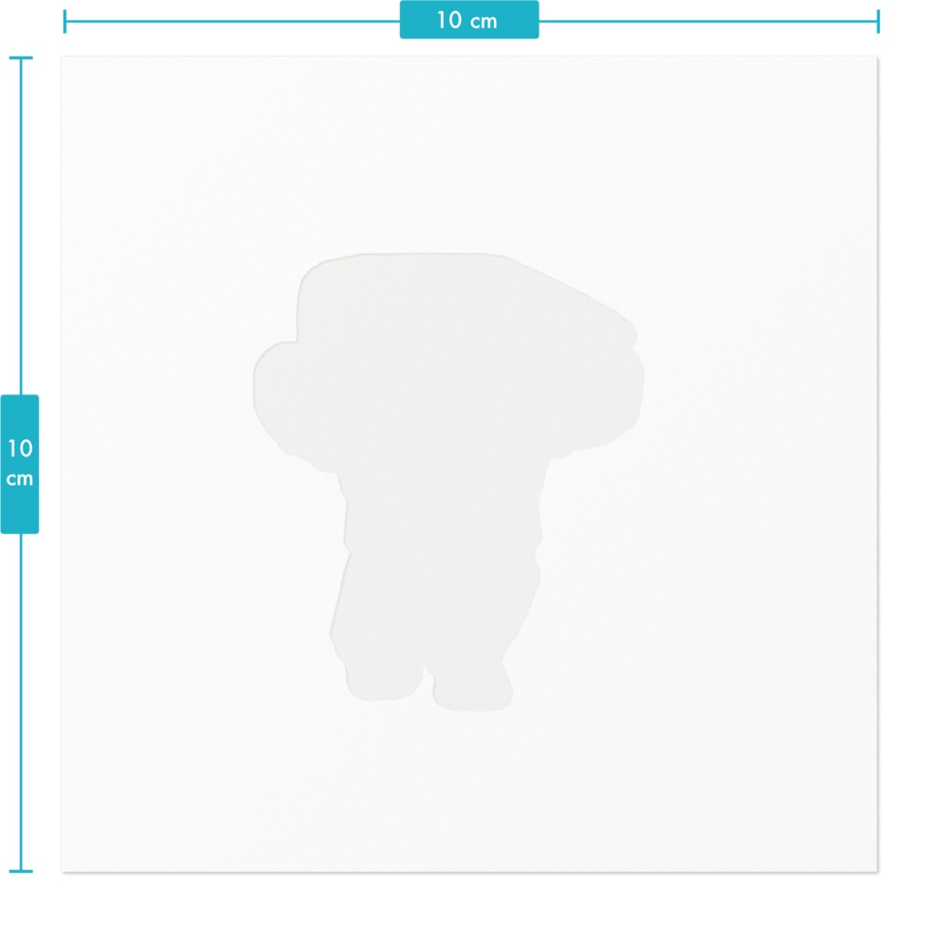 芋マン(3Dモデル)ステッカー
