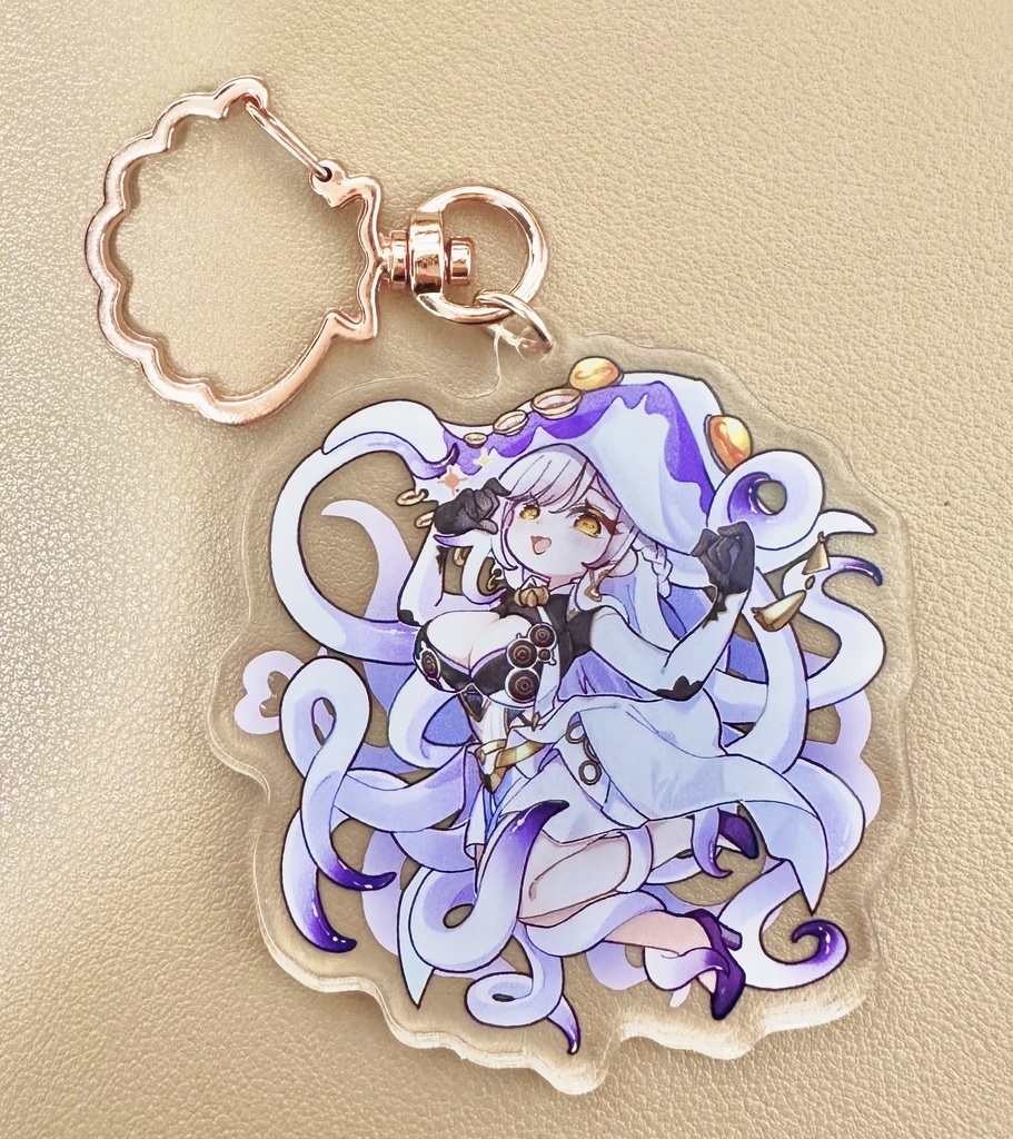 クラーケン魔法使いとの旅・キャラメルさんアクキー