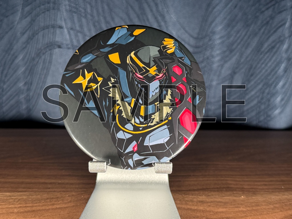 デカ缶バッジ「構え」