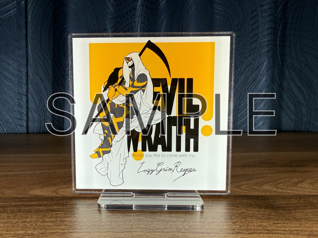 イラストアクリルスタンド「カラスと死神」