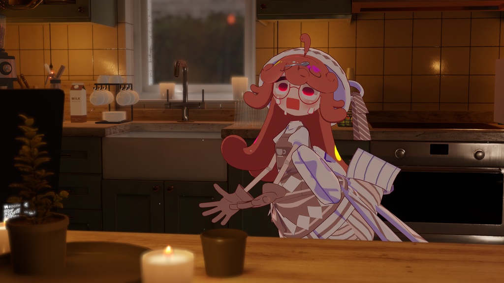 オリジナル3Dモデル「ルフナリア・ディンブラ」#段ボールでできた店_3D