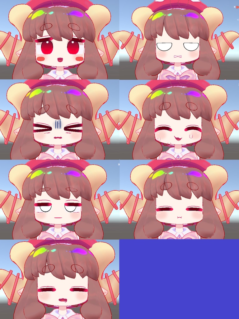 アリューゼルEX表情セット【無料】