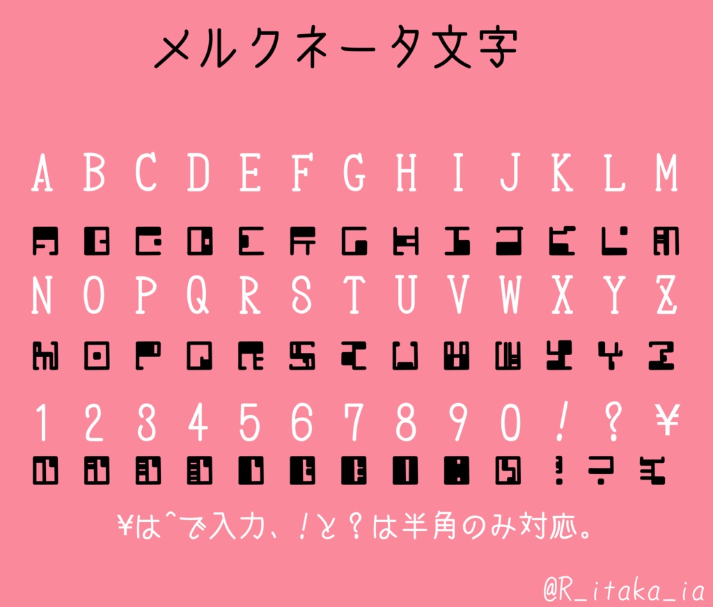 メルクネータ文字