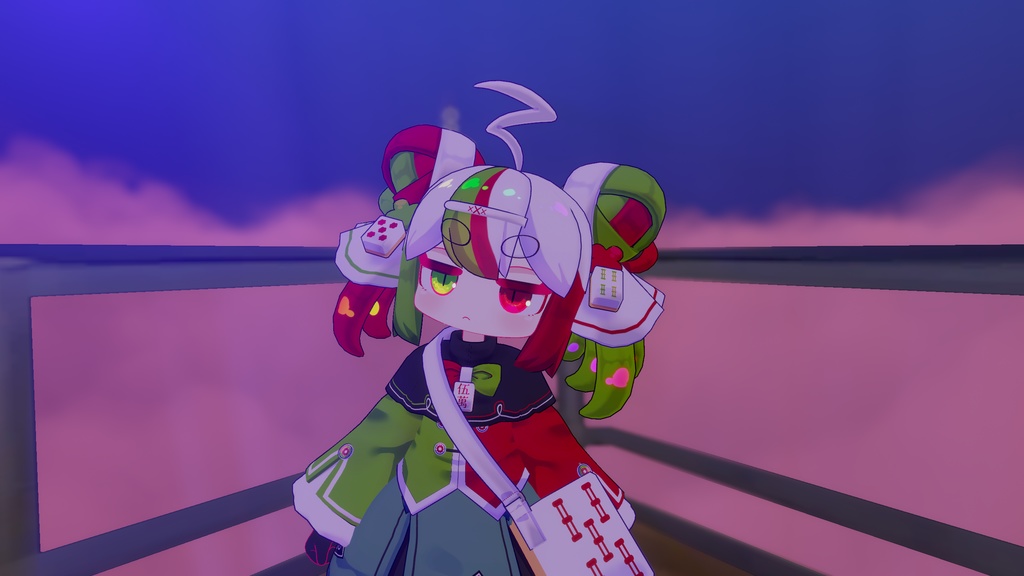 オリジナル3Dモデル「イーシャン」#段ボールでできた店_3D