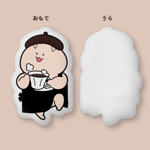 すけべネコ×Nelson Coffee Roaster コラボクッション