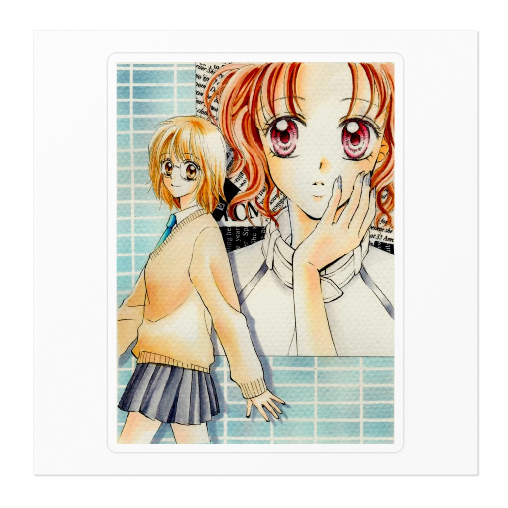 プリズム・ハート イラスト ステッカー