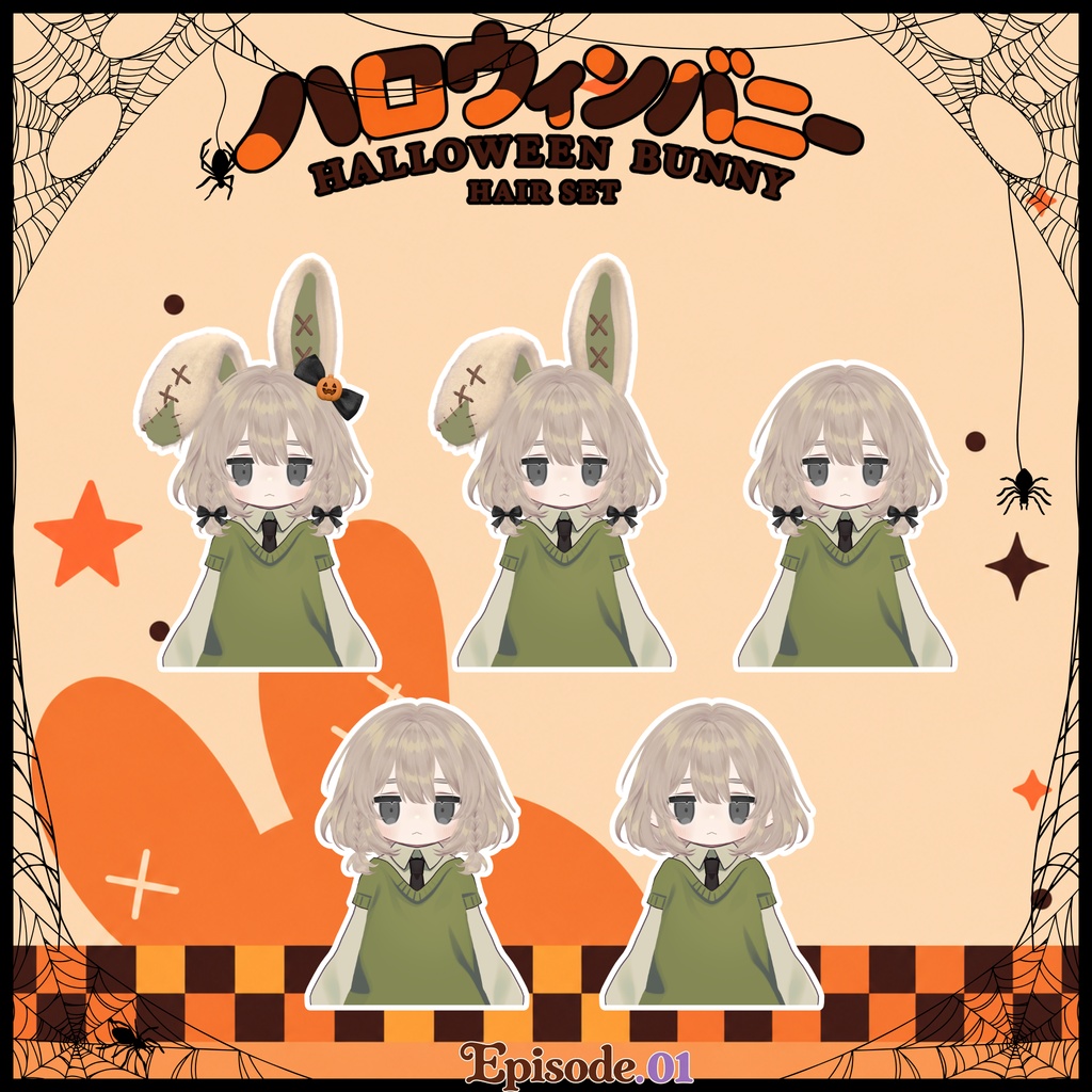 ãSALEãð§¡ Hair | Halloween Bunny ð§¡ For Kipfel