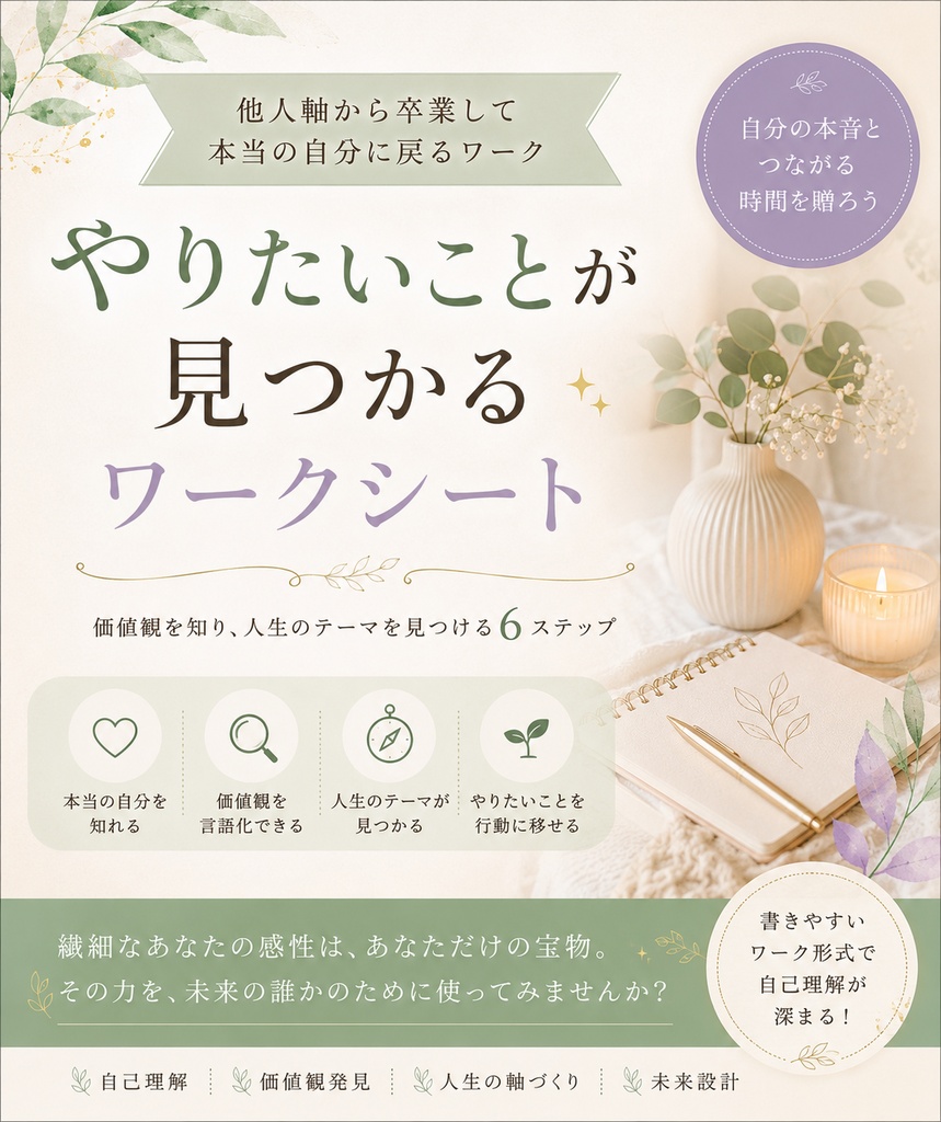 やりたいことが見つかるワークシート