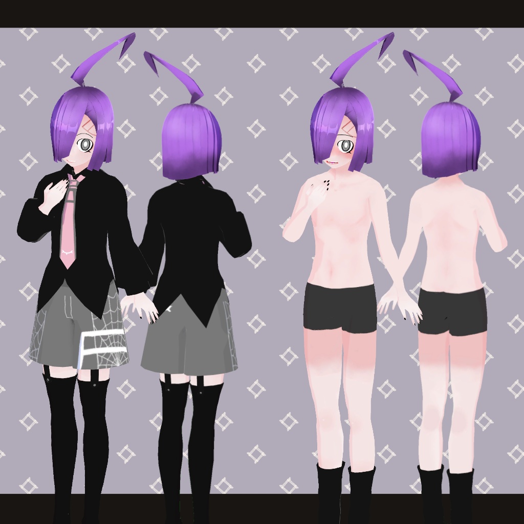 《VRChat向けオリジナル3Dモデル》FOAF