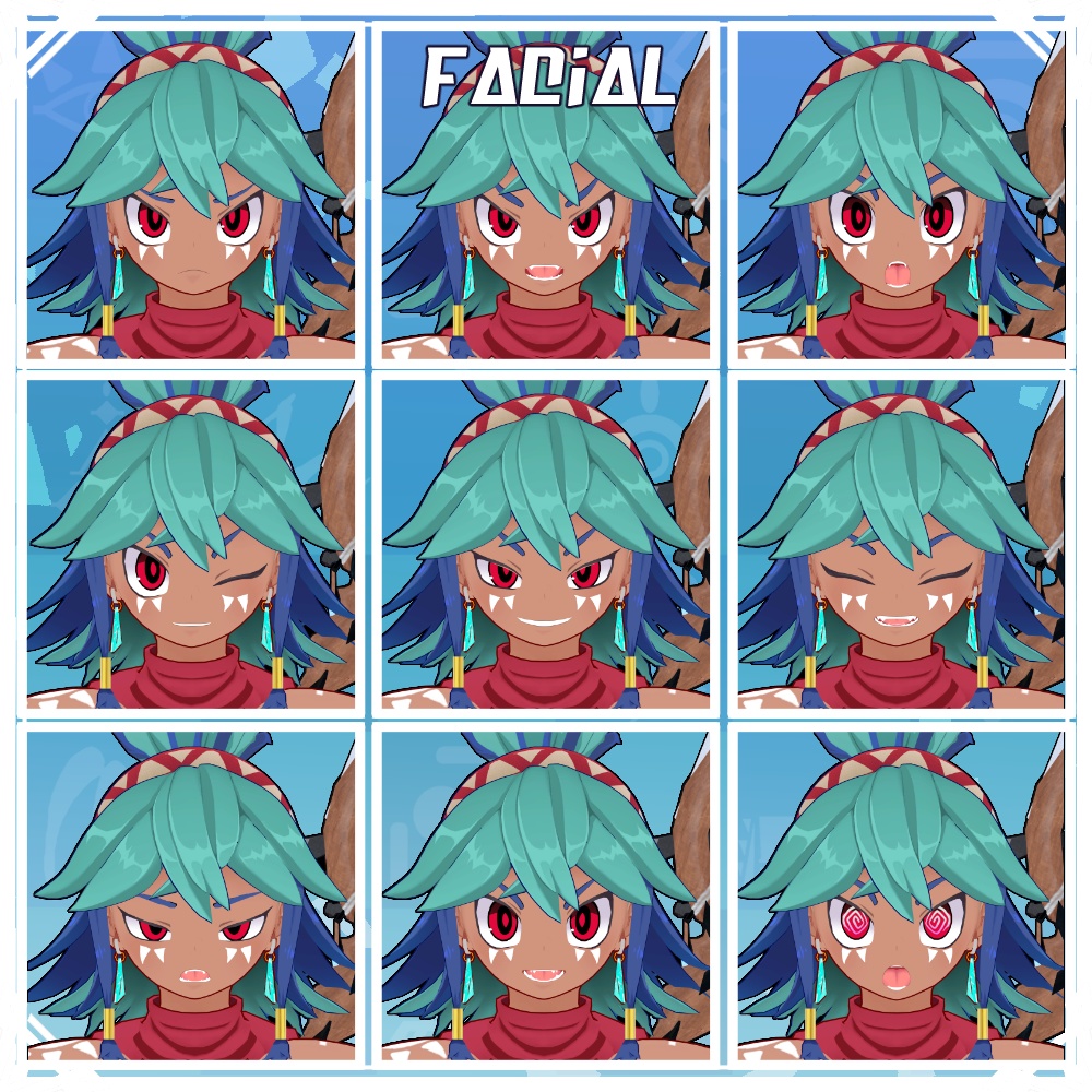 【オリジナル3Dモデル】シディア - Sidia -