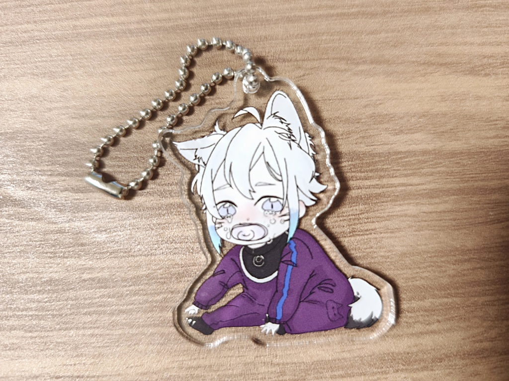 ばぶぶきアクリルキーホルダー🍼🐺