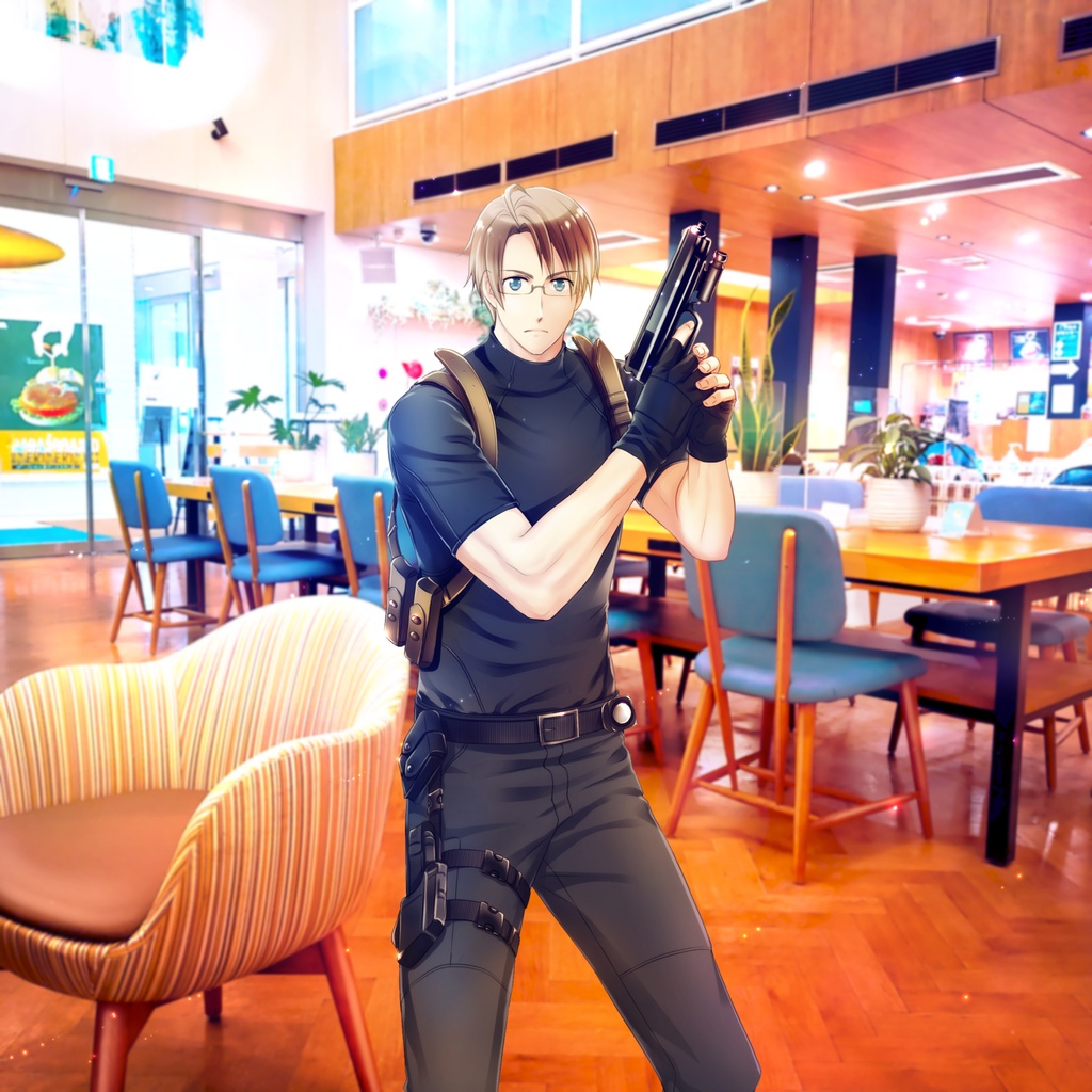 商用フリー 背景素材 「ファストフード店」