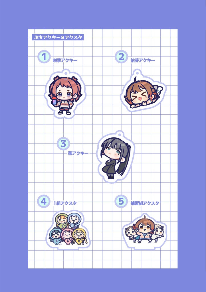 ちびアクキー＆アクスタ