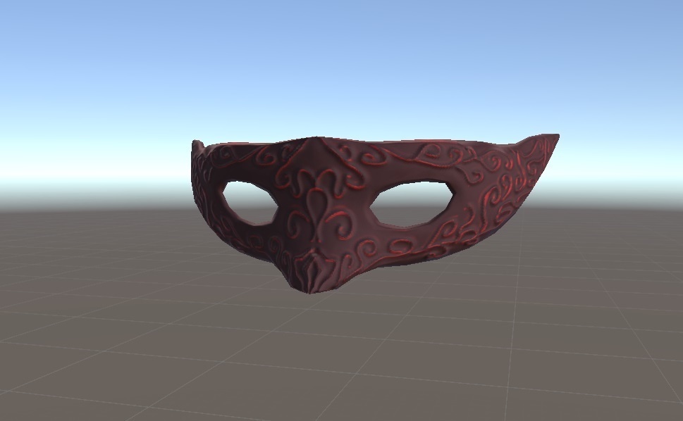 ベネチアンマスク(venetian mask) 【normalmap付】