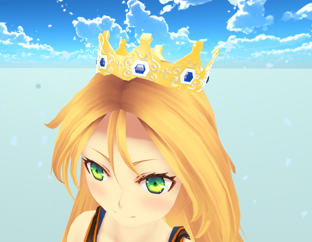 王冠3Dモデル【△1088・VRC想定】