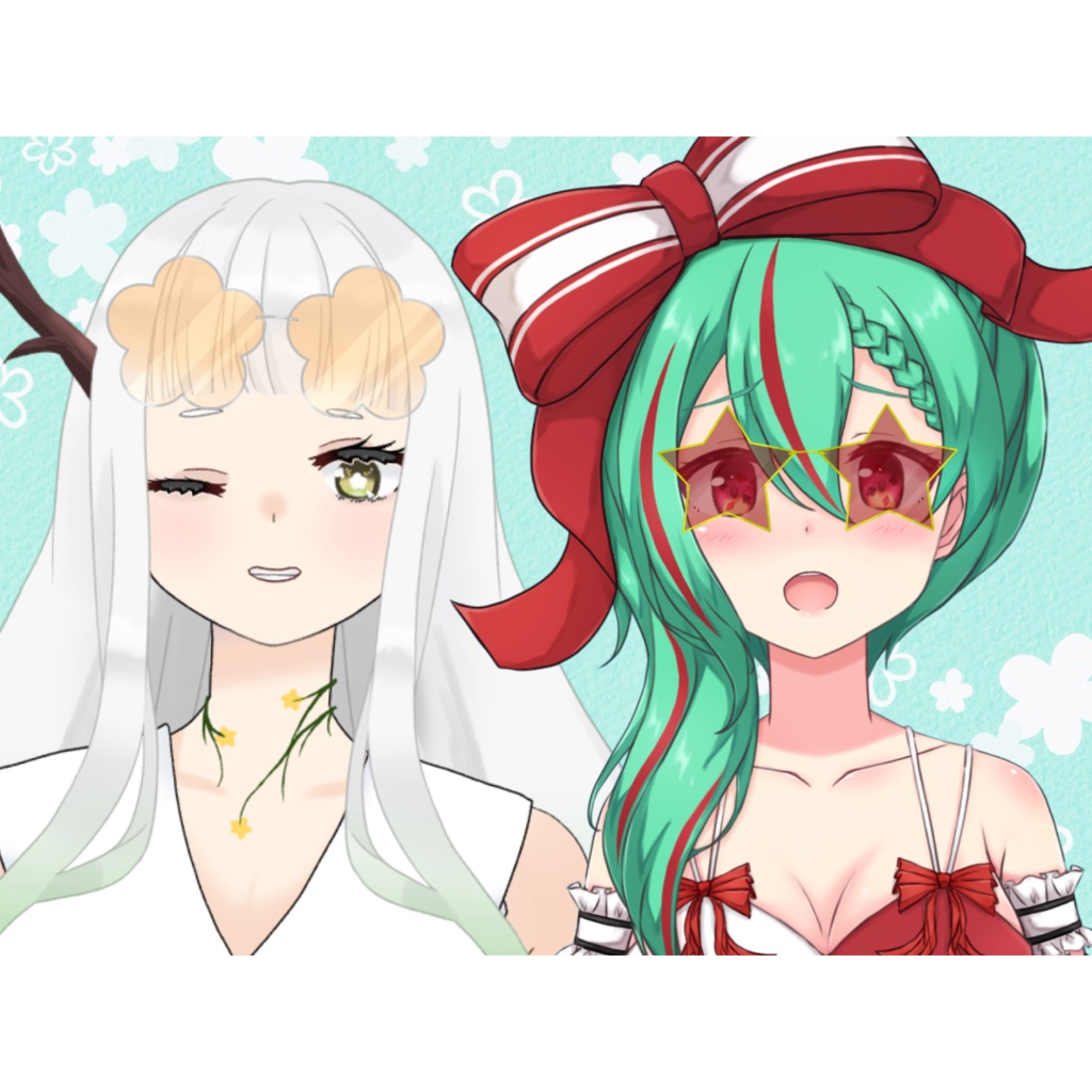 【Live2D】動くカスタムサングラス素材