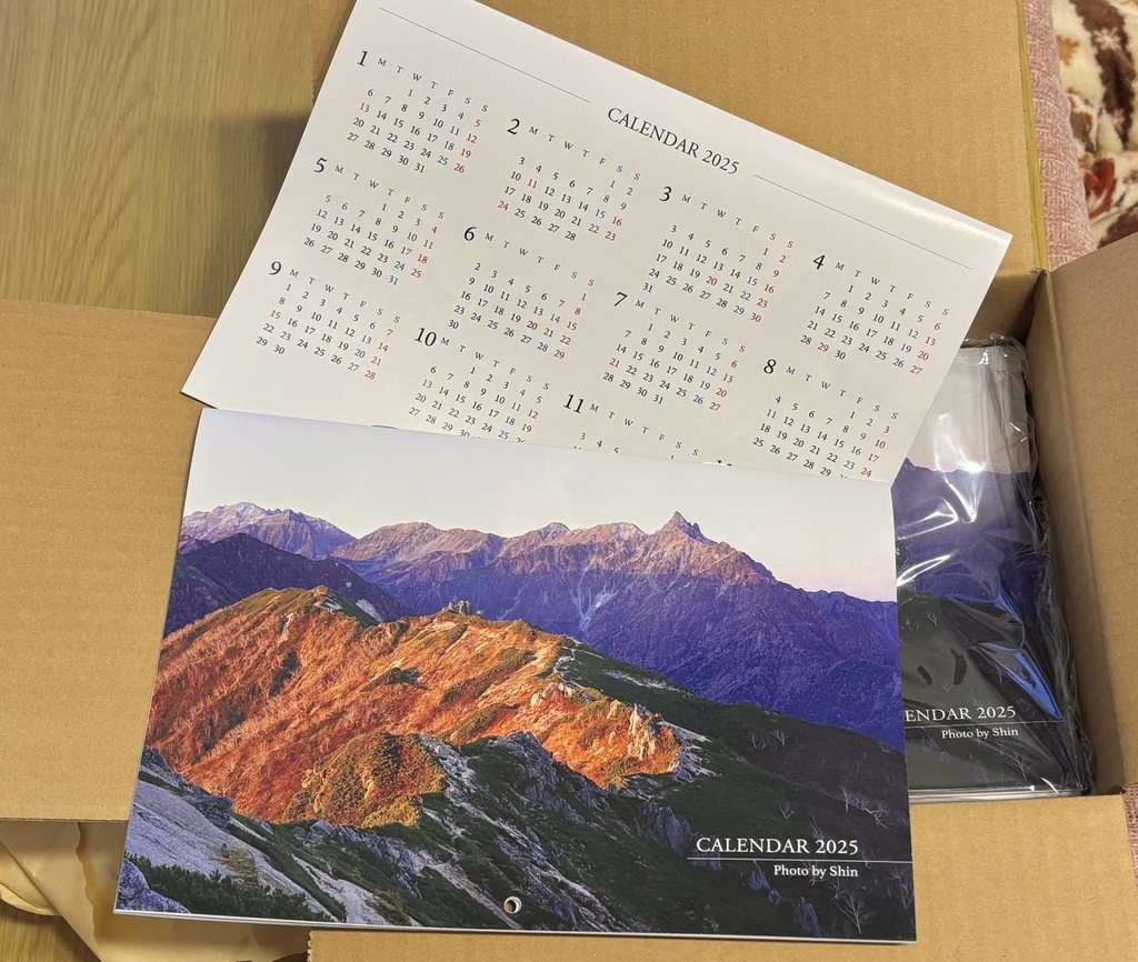 壁掛けカレンダー 2025年 CALENDAR 2025