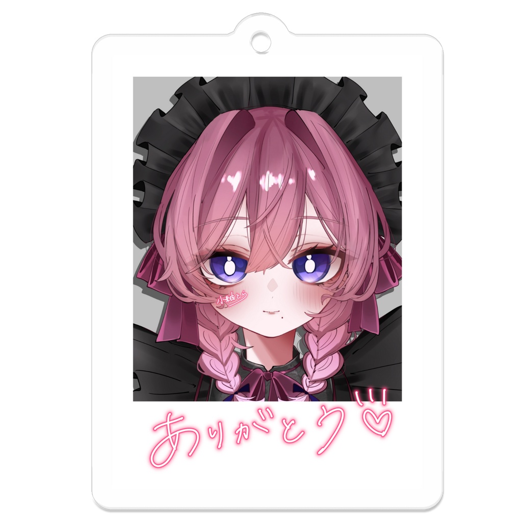 チェキ風アクリルキーホルダー