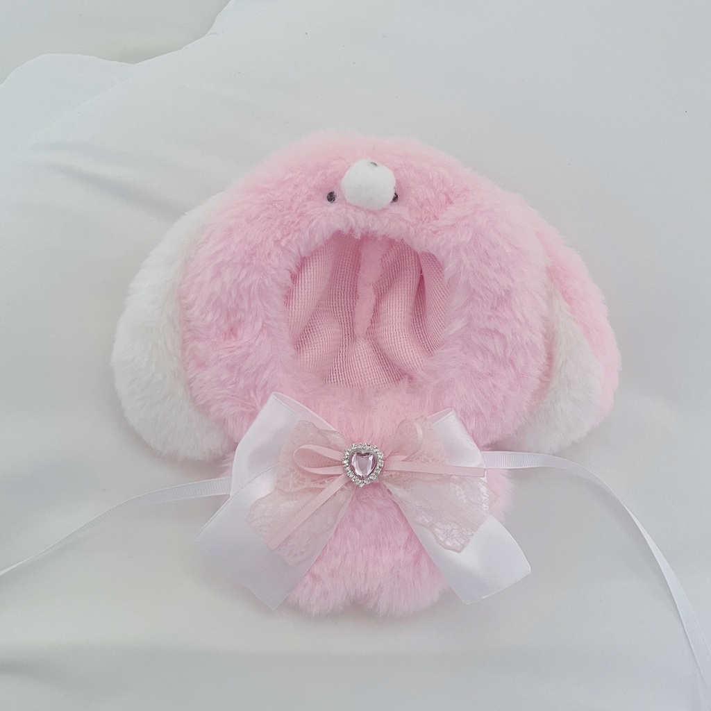 たれみみうさぎ ぬい服 ピンク