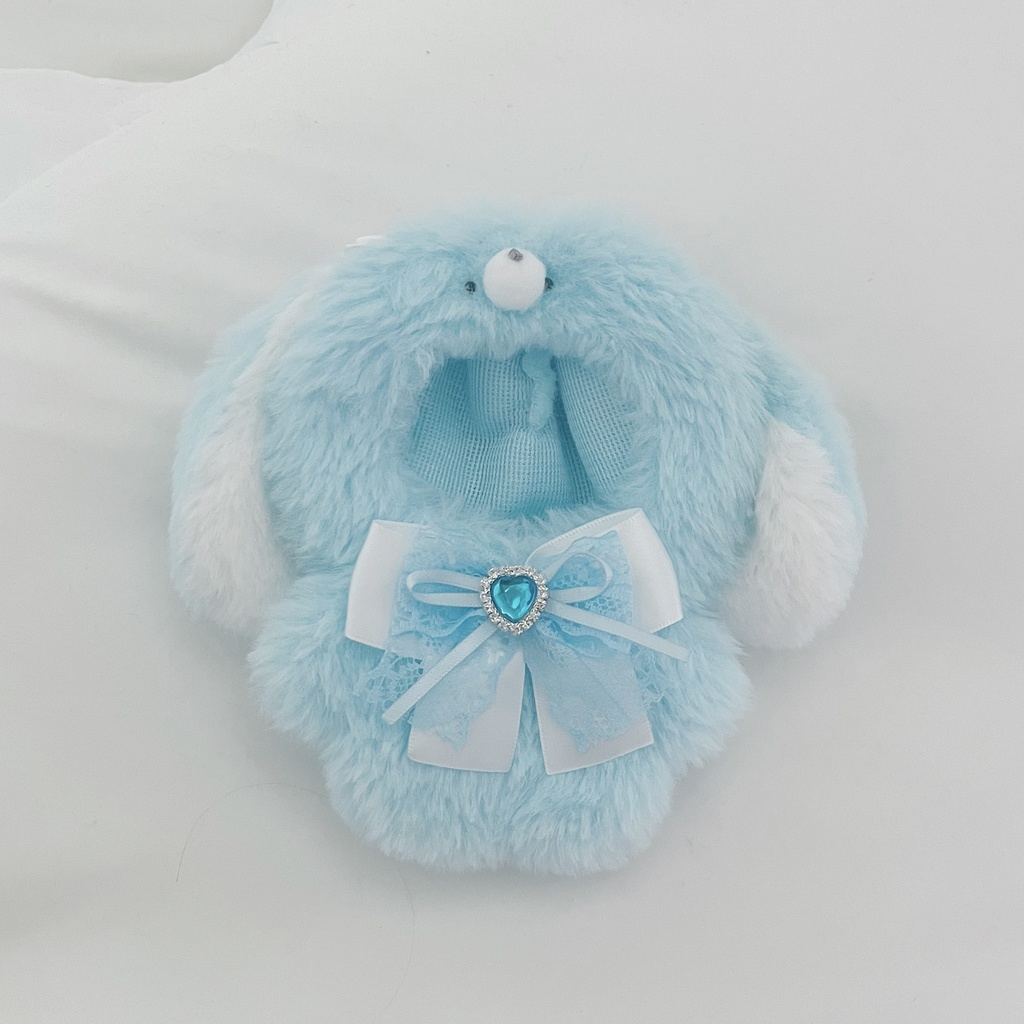 たれみみうさぎ ぬい服 ブルー