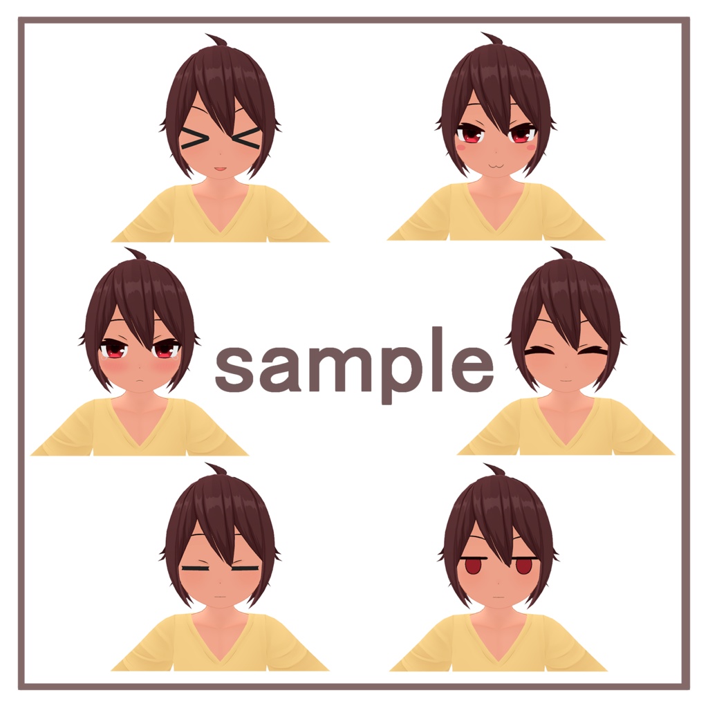 【オリジナル3Dモデル】リク Avatar3.0 ※サポート終了