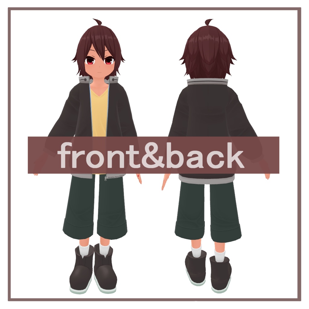 【オリジナル3Dモデル】リク Avatar3.0 ※サポート終了