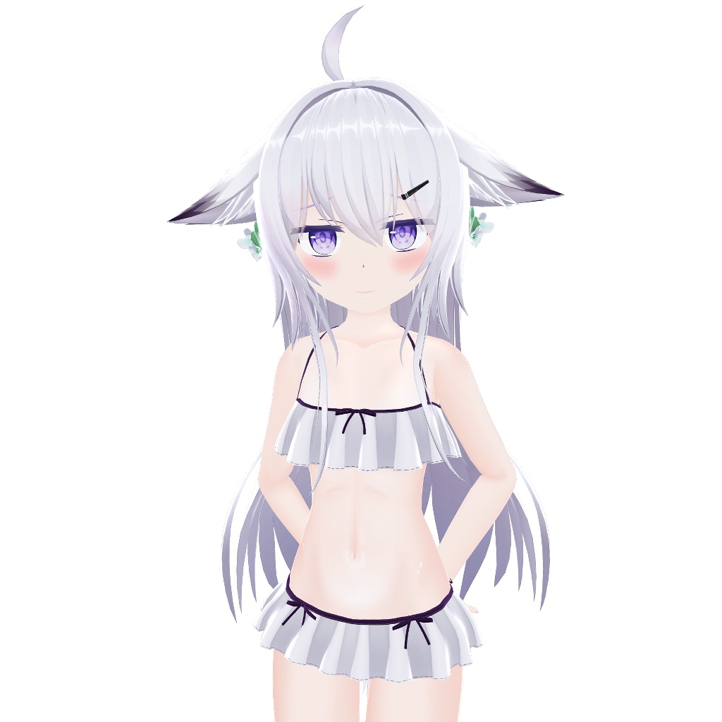 『フリル水着CA01』【オリジナル3Dモデル】アバター追加衣装 ※サポート終了