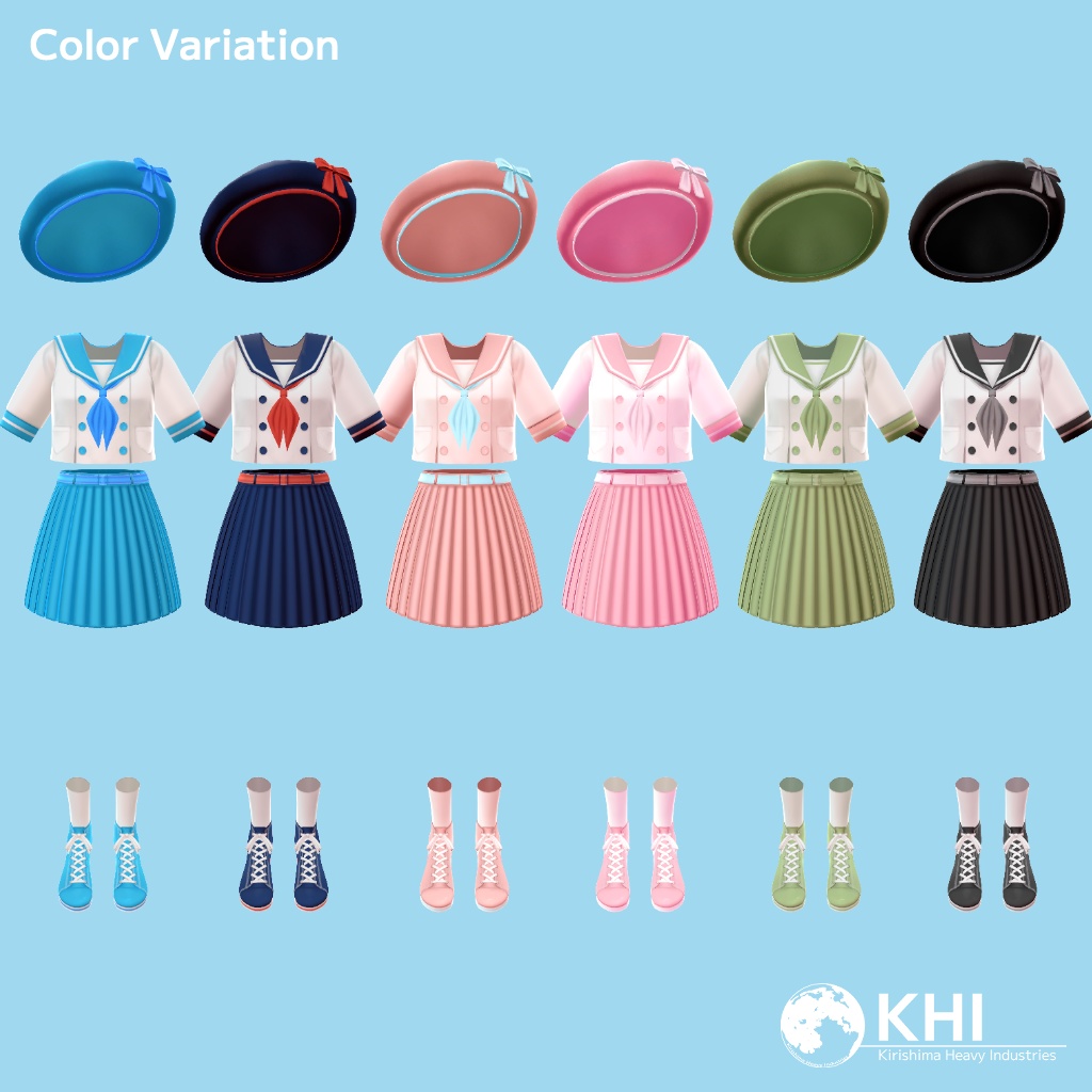 『SummerSailor』アバター追加衣装