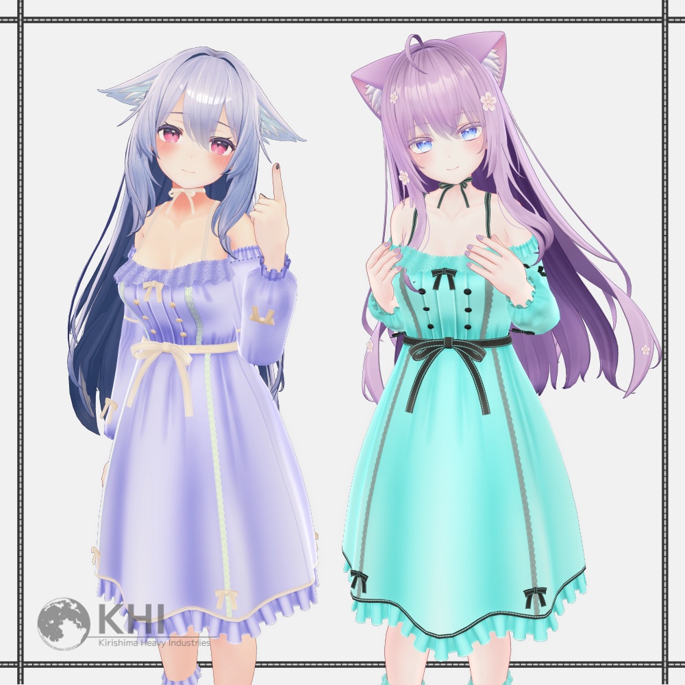 『フリルワンピース』アバター追加衣装