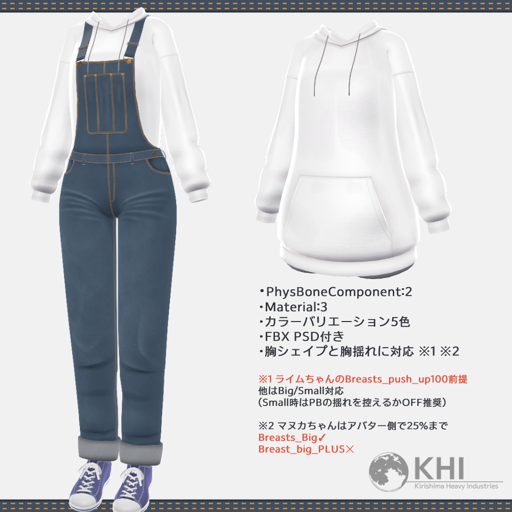 『ホットパーカーオール』アバター追加衣装