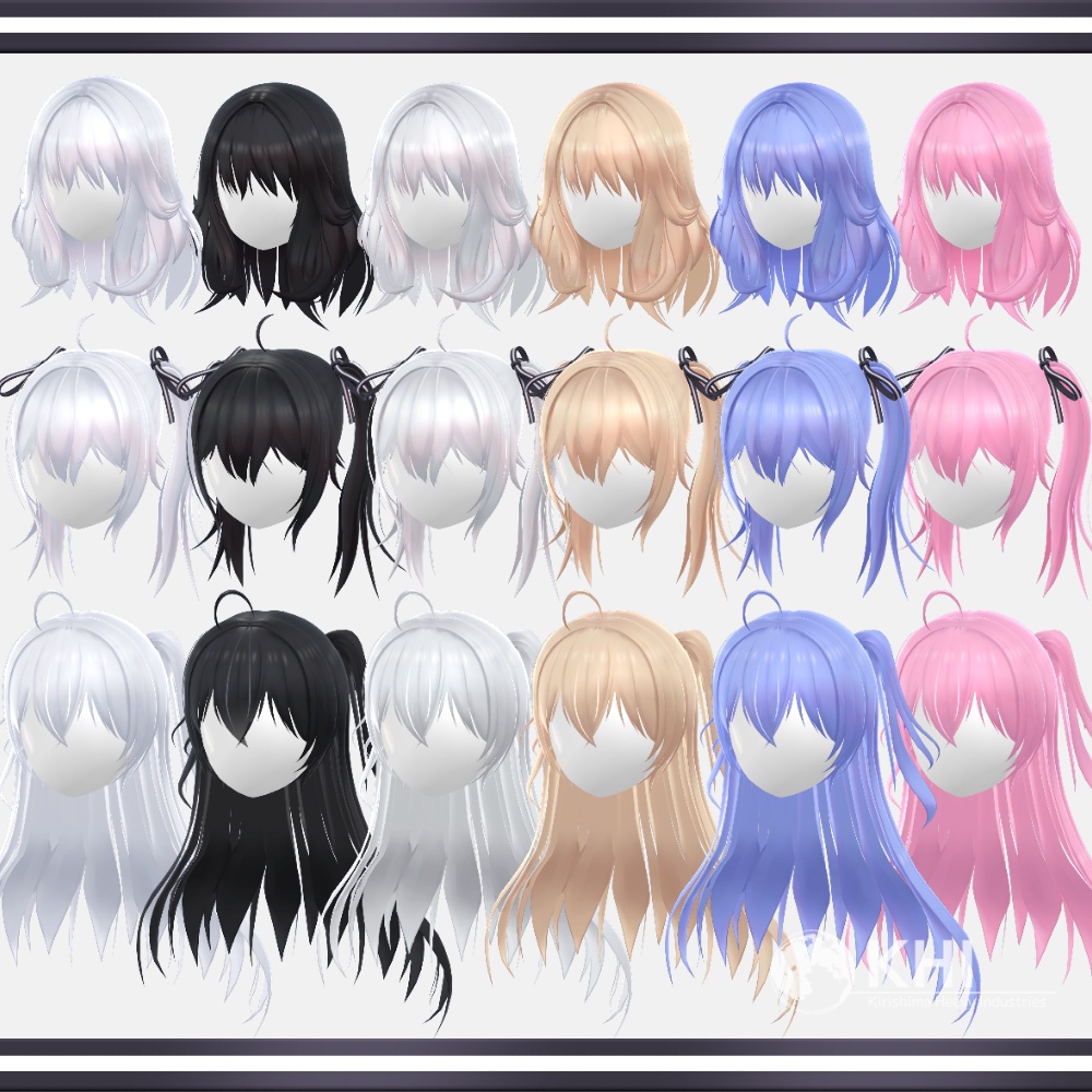 『HairCollection Vol.1』アバター追加髪型