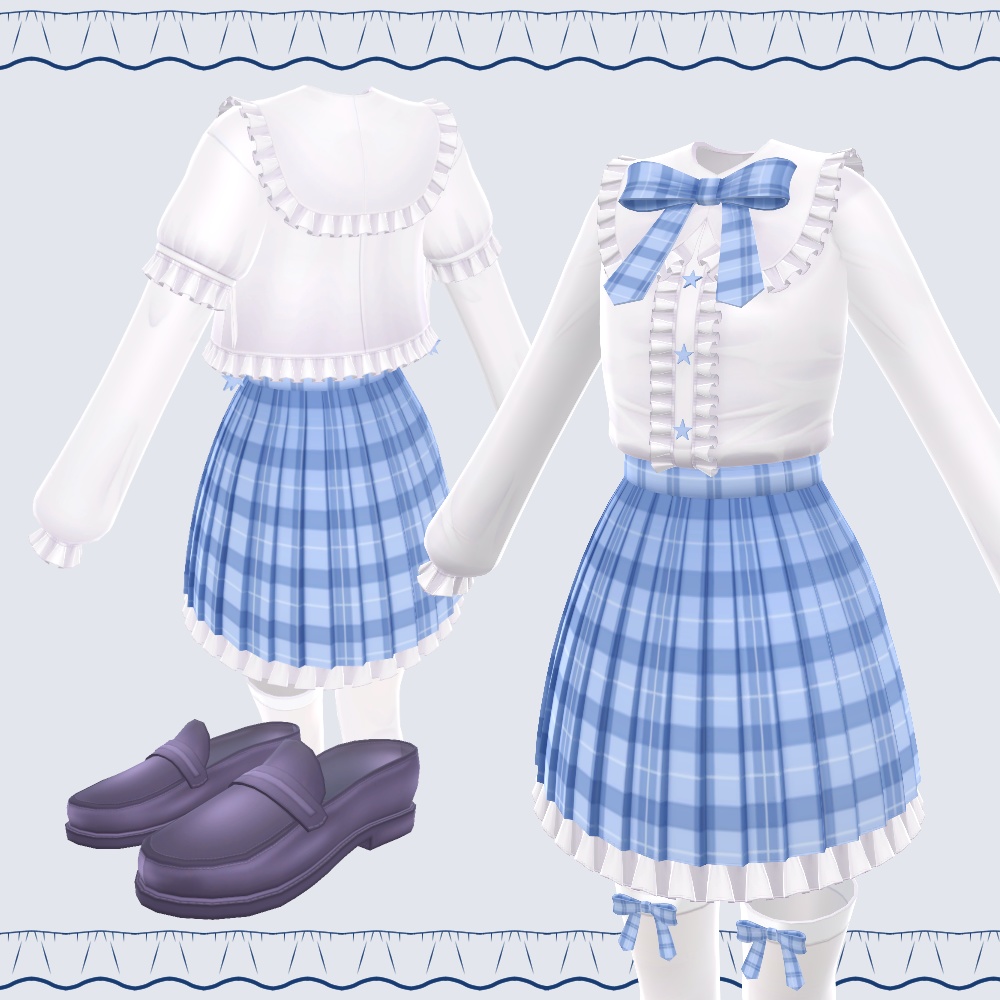 『ガーリーブラウス -GirlyBlouse-』アバター追加衣装