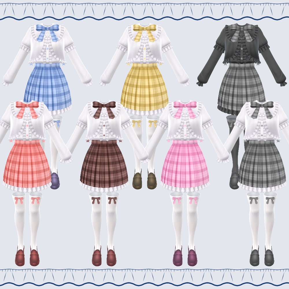 『ガーリーブラウス -GirlyBlouse-』アバター追加衣装