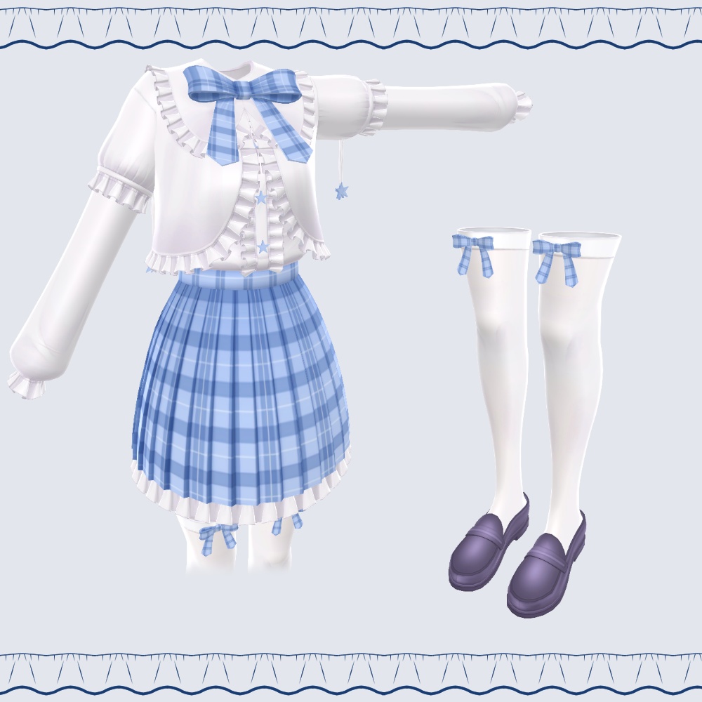 『ガーリーブラウス -GirlyBlouse-』アバター追加衣装