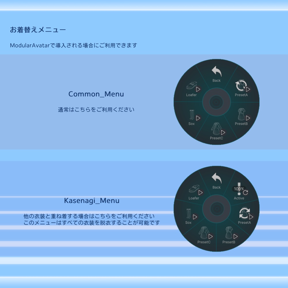 『濡れシャツ水着 -SwimWetShirt-』アバター追加衣装