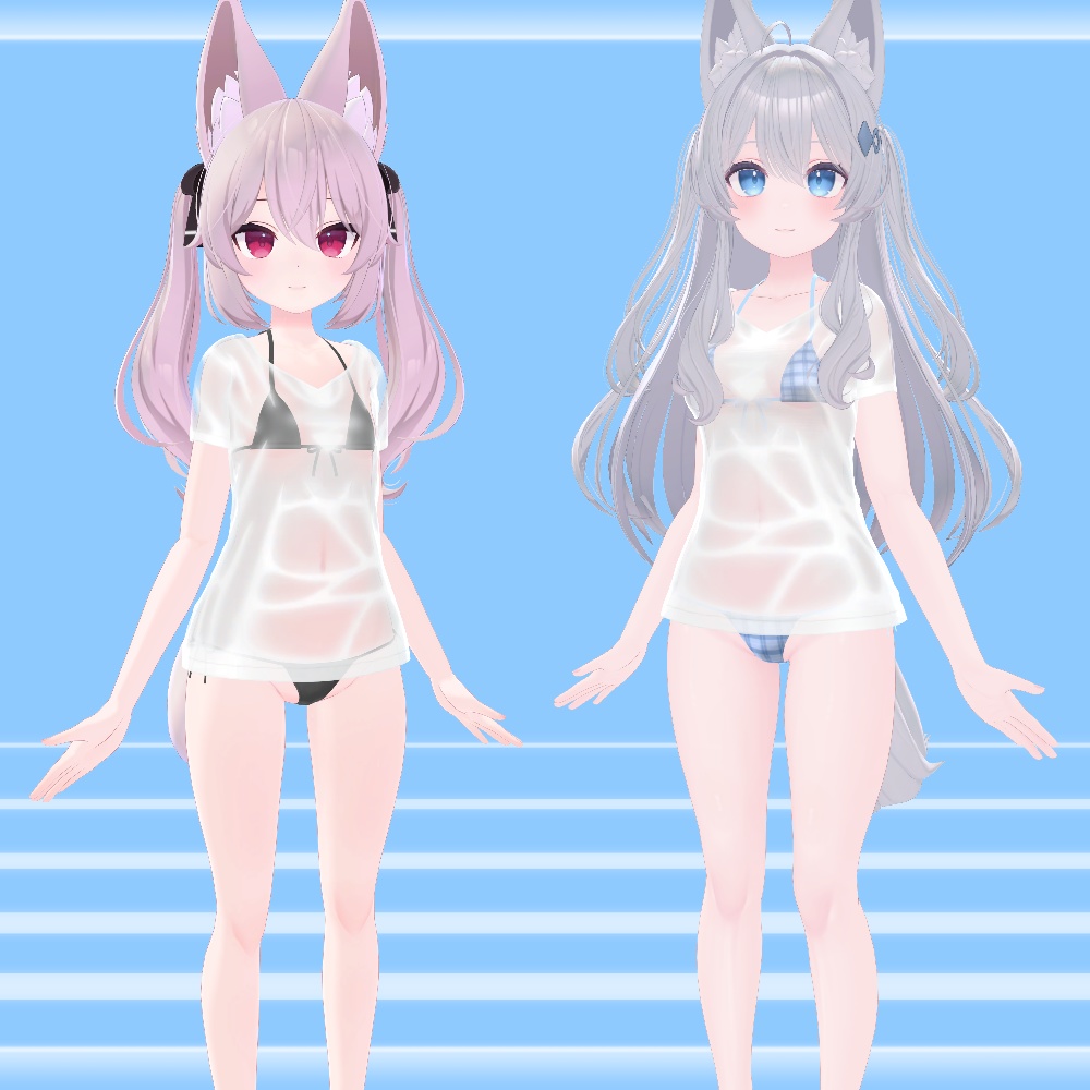 『濡れシャツ水着 -SwimWetShirt-』アバター追加衣装