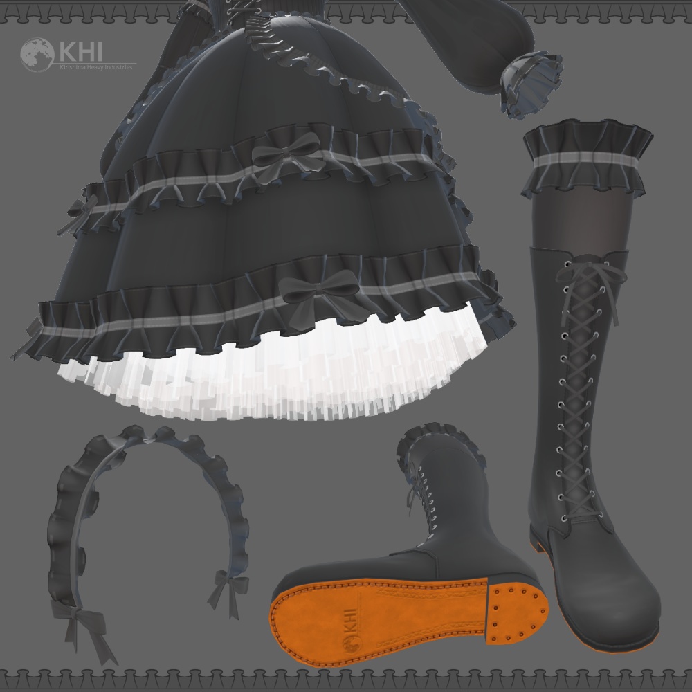 『FLGothicLolita』アバター追加衣装