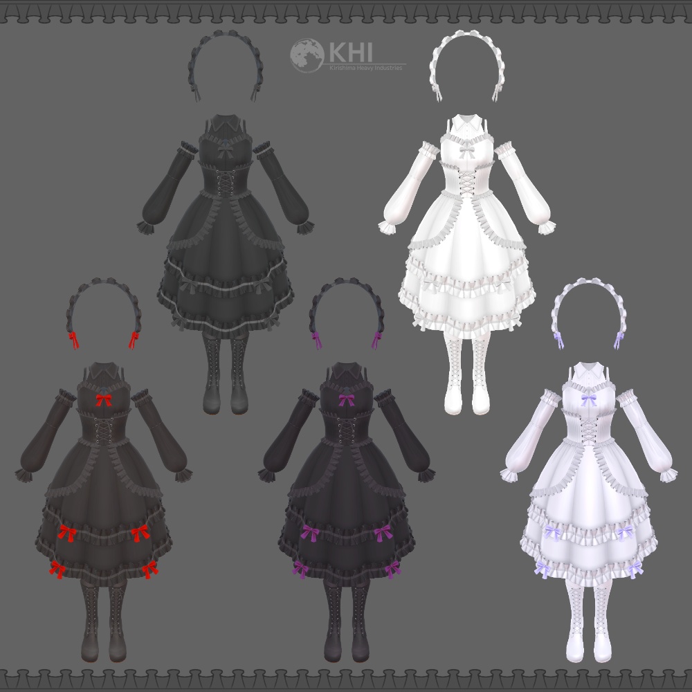 『FLGothicLolita』アバター追加衣装